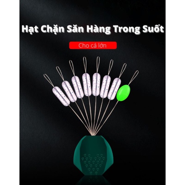 Hạt Chặn Săn Hàng Silicon Cao Cấp 7+1. Chuyên Câu Đài