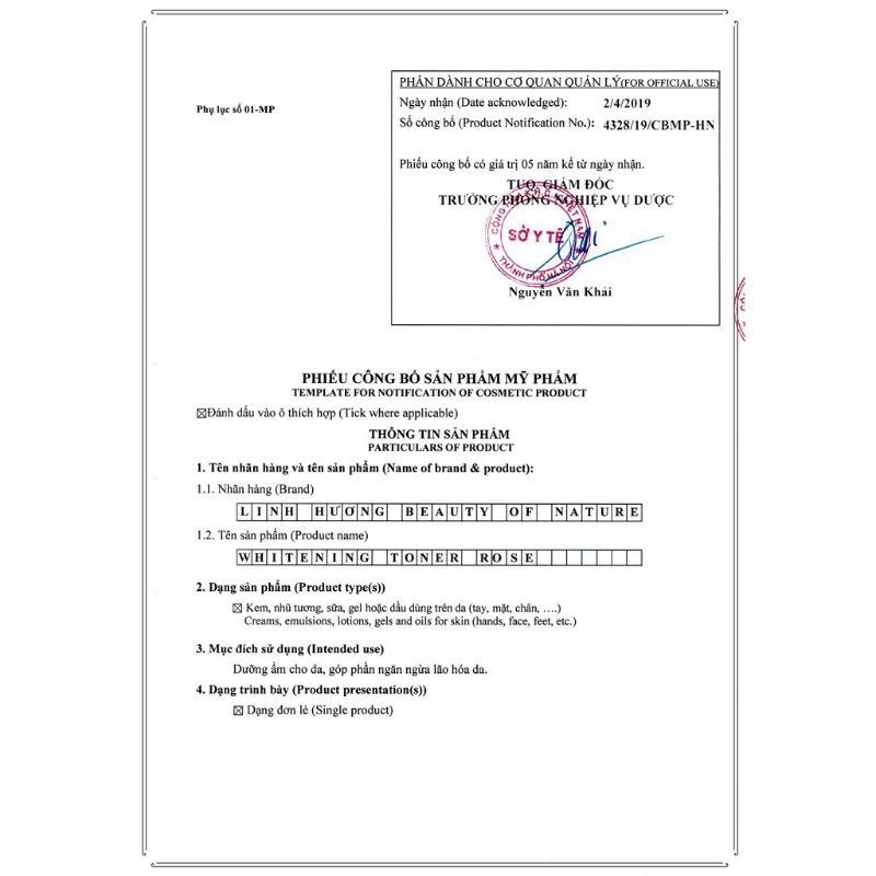 Nước hoa Hồng linh hương date mới