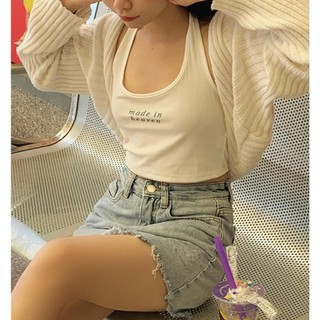 [Gợi ý từ KOL] Áo ba lỗ Lovito Casual thiết kế không tay màu trơn đơn giản L06131 (Trắng)