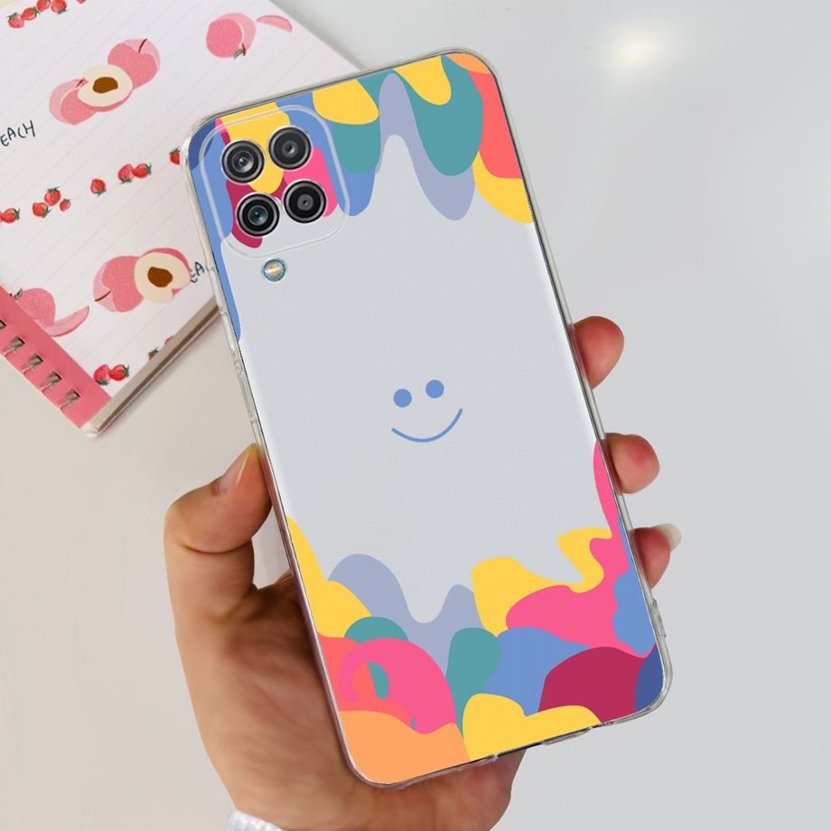 Ốp Điện Thoại TPU Dẻo In Hình Nhà Du Hành Vũ Trụ Cho Samsung Galaxy A12 A125F M12 2023 SamsungA12 m 12