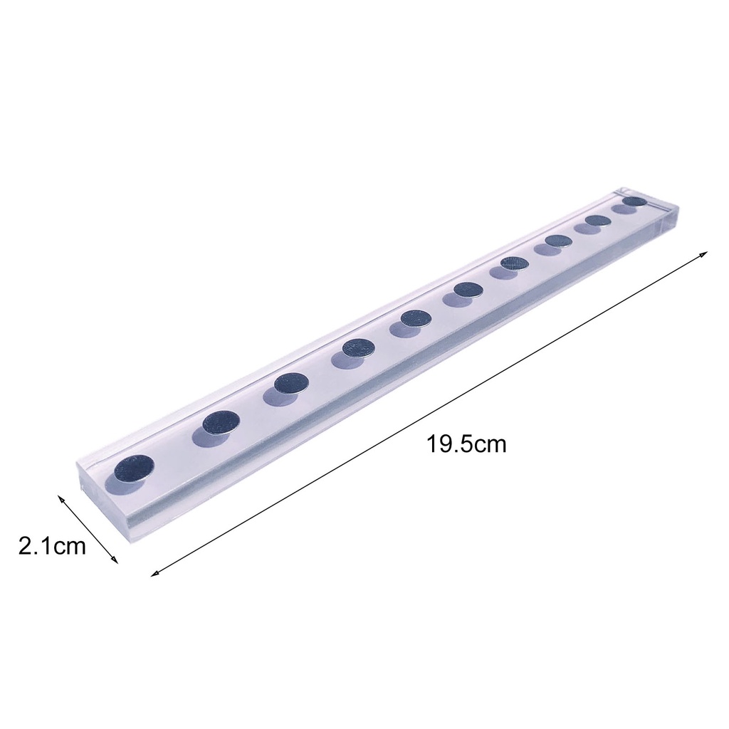 Giá Đỡ Trưng Bày Móng Tay Giả Hình Sóng Nhiều Màu / Trong Suốt