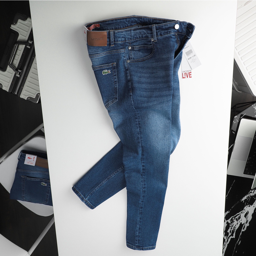 QUẦN BÒ - QUẦN JEAN - L.C - BLUE  - FORM SLIM FIT - CODE: 221258
