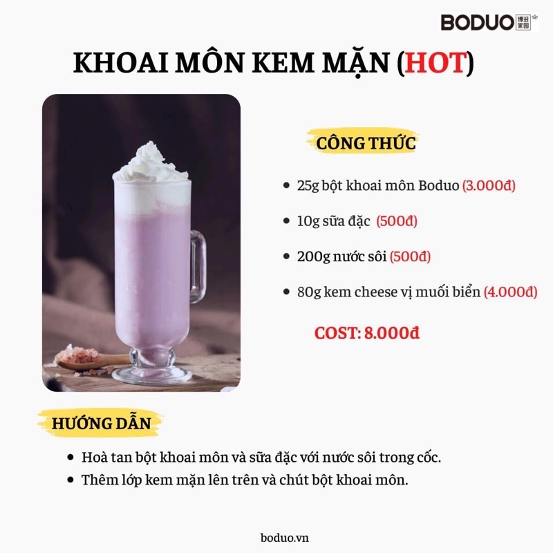 Bột khoai môn Boduo gói 1kg