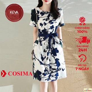ĐẦM COSIMA TẰM THÁI - KEVA FASHION phong cách trẻ trung, hiện đại. thanh lịch gọn gàng - XT899