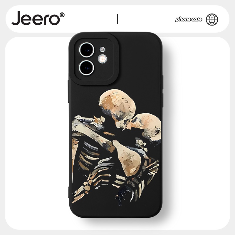 Ốp Điện Thoại JEERO mềm dễ thương đẹp ngầu nam Cho iPhone 14 13 12 11 Pro Max SE 2020 X XR XS 8 7 ip 6S 6 Plus kute HFF2346