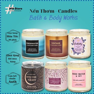 Nến thơm 1 bấc bath & body works - nhiều mùi thơm & hot 198g
