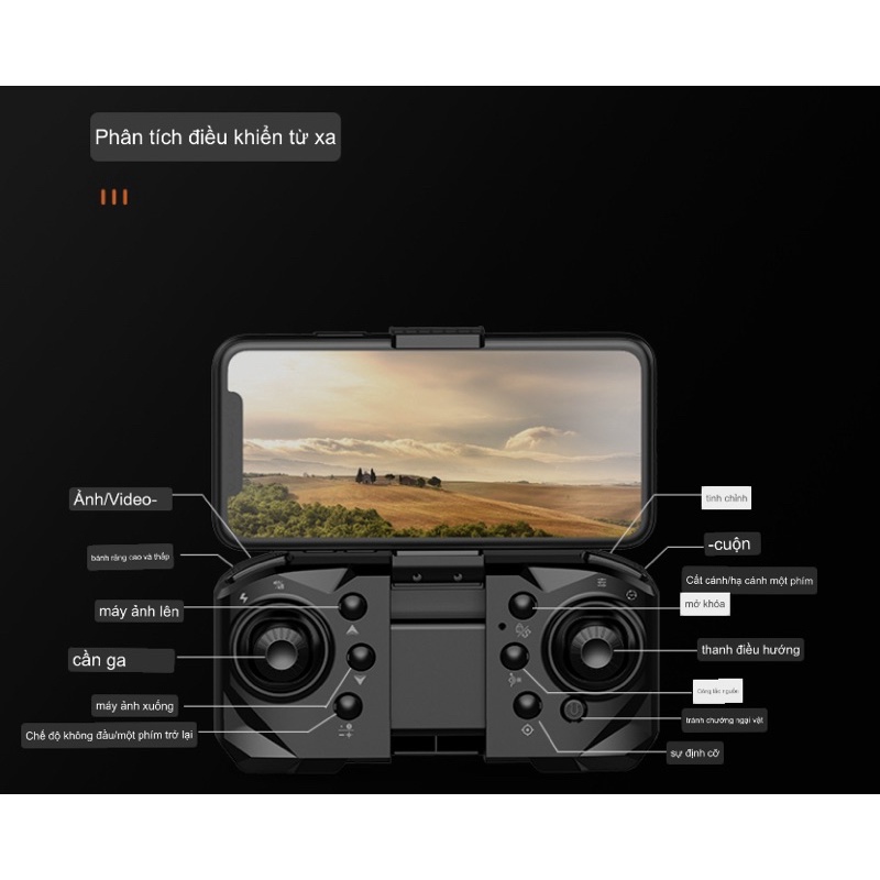 Flycam tập bay động cơ không chổi than L632 - S1S - flycam khá ổn - BH 1 Tháng