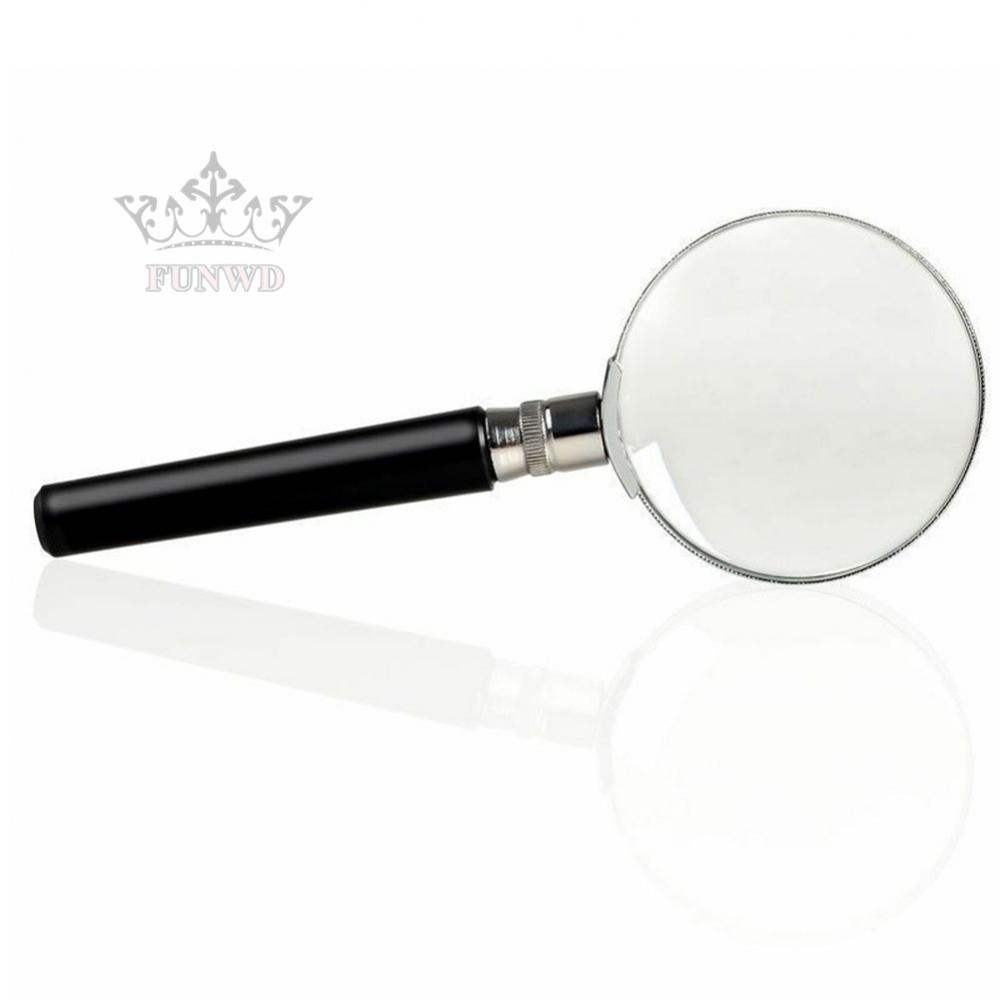 【FUNWD】Magnifier Magnifying 10X 2inch Compact Handheld Lightweight Magnification