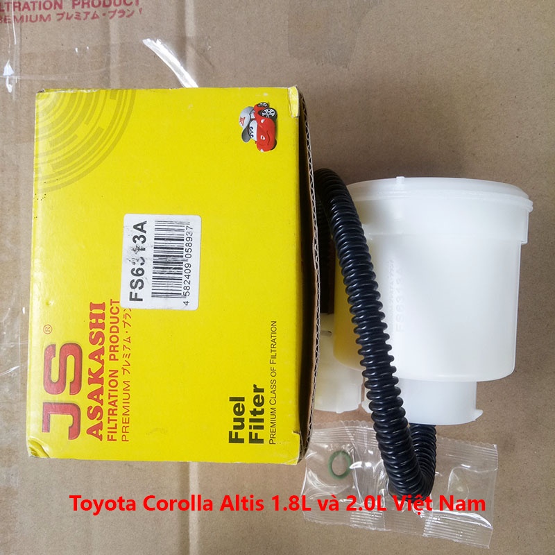 Lọc xăng, lọc nhiên liệu FS6313A dành cho xe Toyota Corolla Altis 1.8L và 2.0L Việt Nam 2014, 2015, 