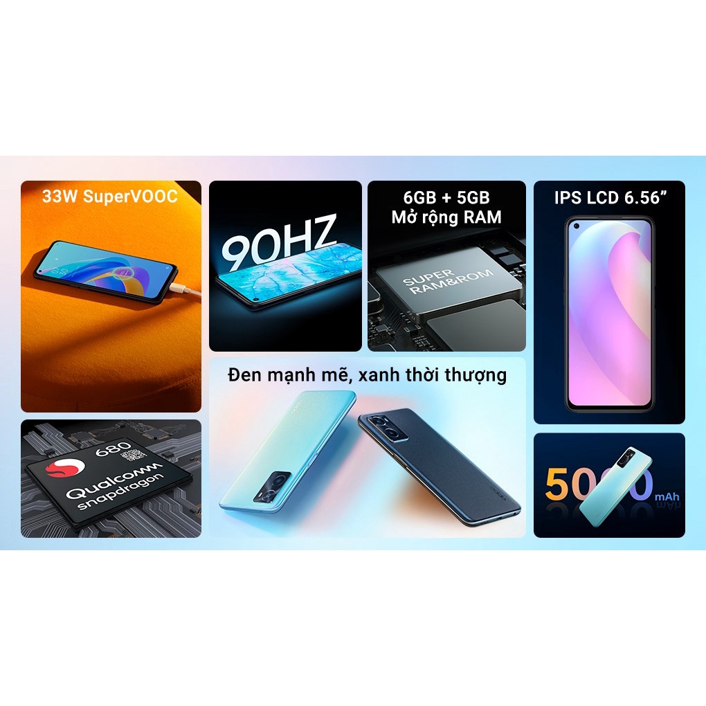 ** Điện thoại OPPO A76 6/128GB Bảo Hành 12 Tháng Lỗi 1 Đổi 1 Trong 7 Ngày ** | BigBuy360 - bigbuy360.vn
