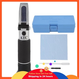 Goonshopping 0‑28% Salinity Optical Refractometer Portable Handheld for Seawater Aquarium