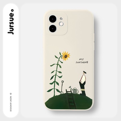 Ốp lưng JURSUE mềm chống sốc hình độc lạ dễ thương đẹp Cho iPhone 17 16 15 14 13 12 11 Pro Max SE 2020 X XR XS ip 8 7 Plus Y2840