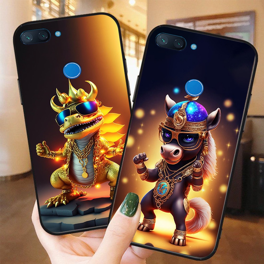 Ốp lưng Xiaomi mi 8 lite / redmi 6 bộ hình các con giáp cực ngầu