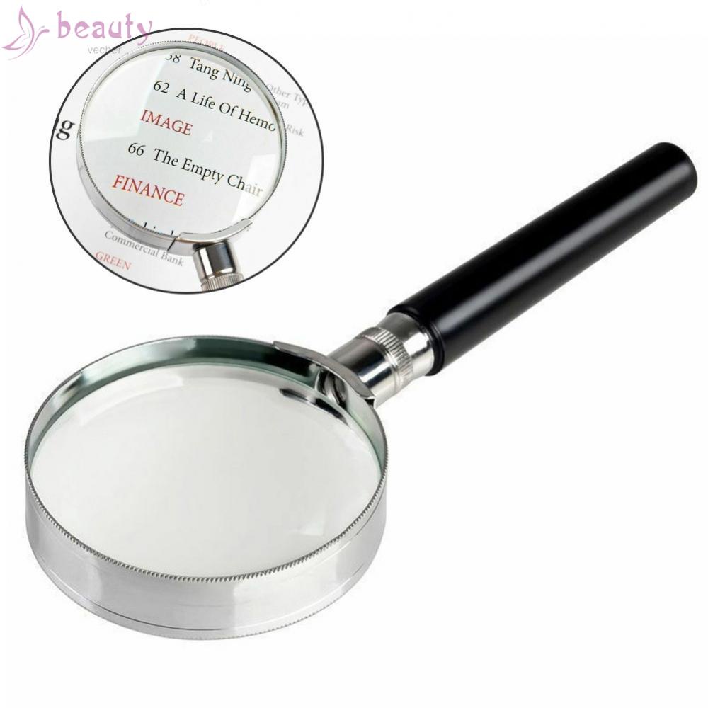 BEAUTYVE~Magnifier Magnifying 10X 50mm Compact Handheld Lightweight Magnification