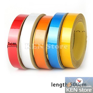Cuộn decal phản quang 5m dán xe đạp, xe máy, ô tô