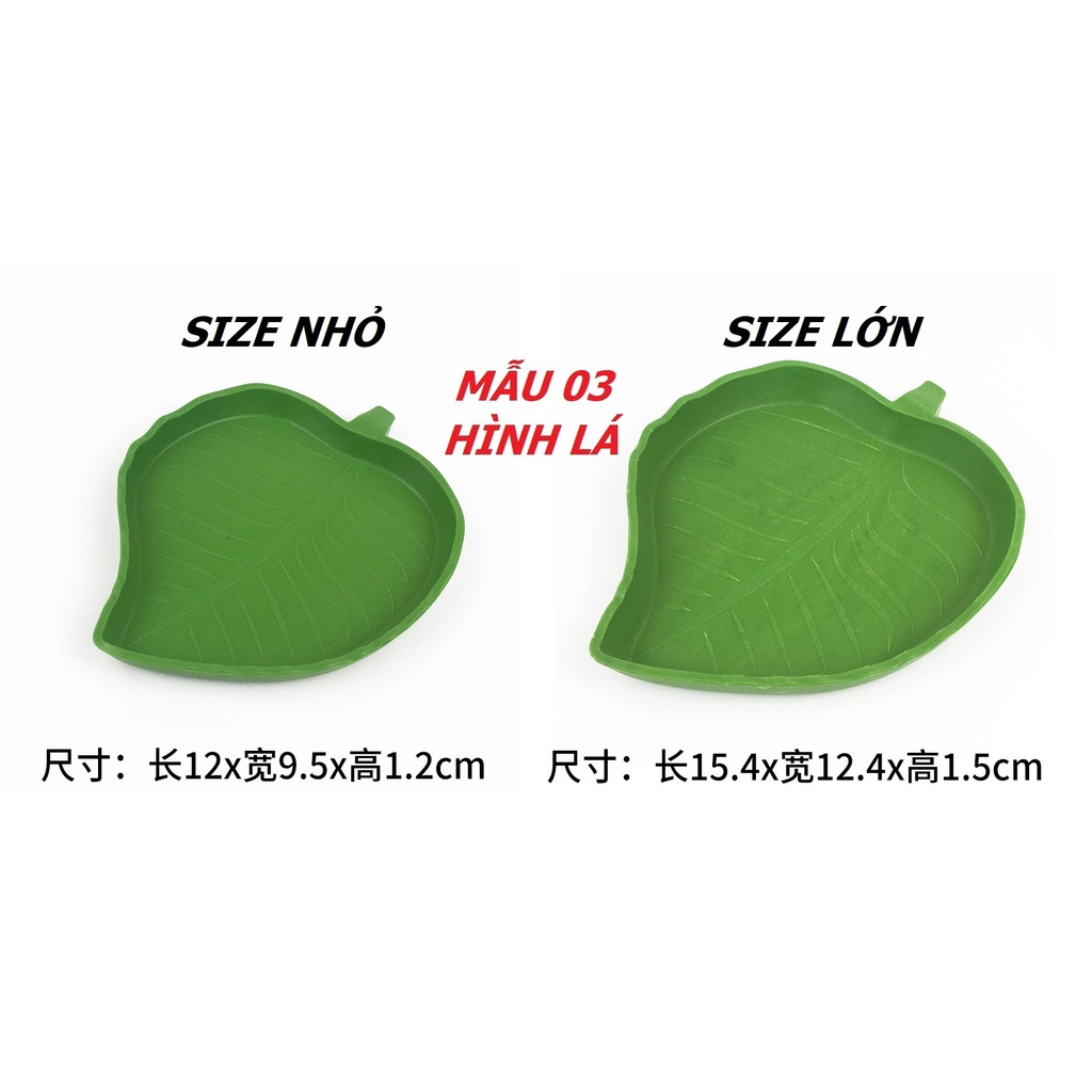 Đĩa đựng thức ăn cho rùa, bò sát , thú cưng, đĩa cho tép ăn - khay đựng thức ăn cho bò sát -shopleo - phụ kiện thủy sinh