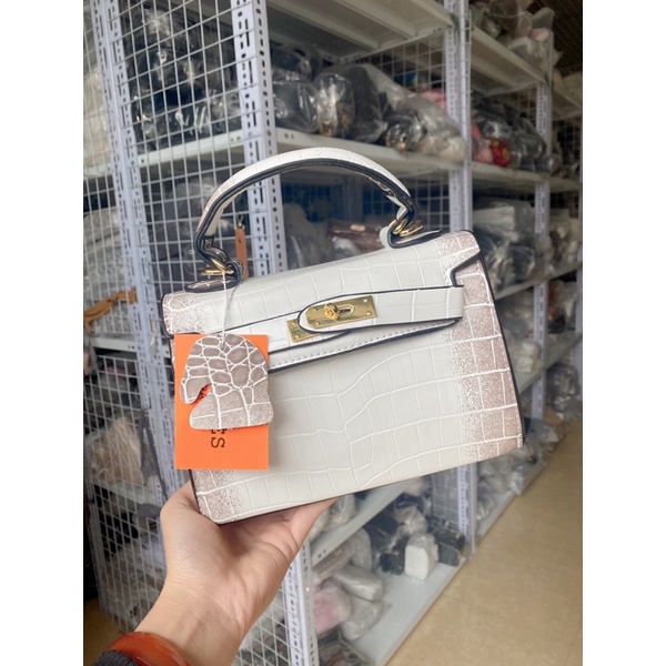 Túi HM Bạch Tạng Size 20 Siêu Sang Có Dây Dài Đeo Chéo Nữ