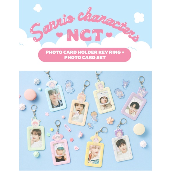 Nct SET Móc Khóa + Khung Ảnh Nhóm Nhạc NCT X SANRIO