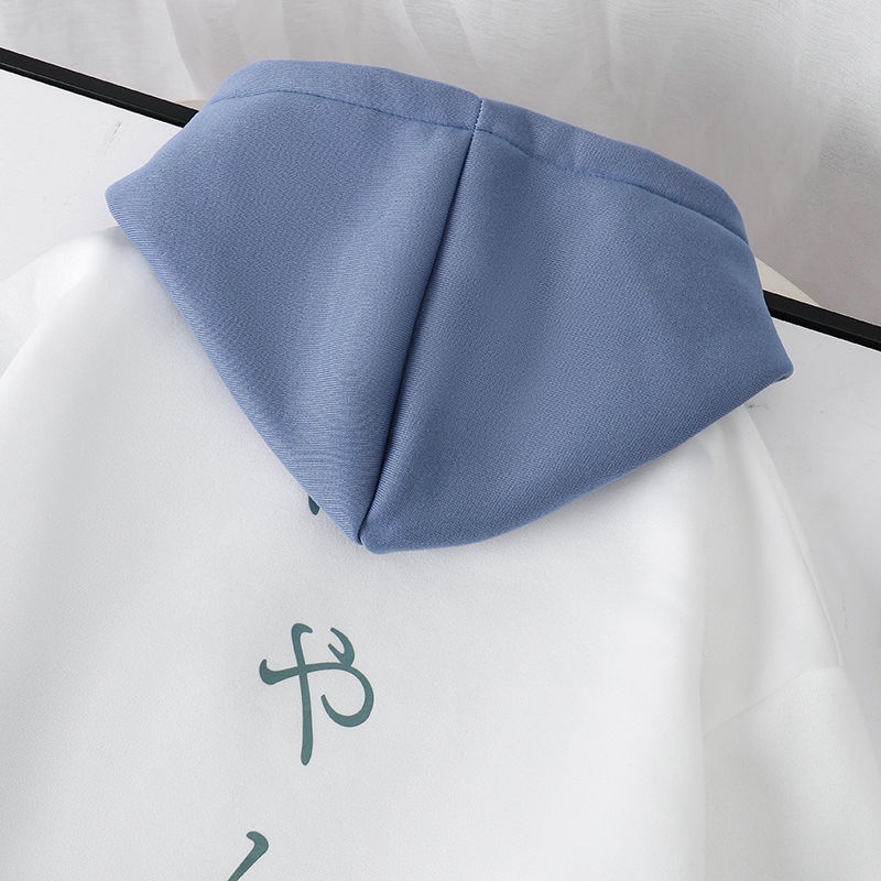 Áo Khoác Sweater Có Mũ Trùm In Hoạt Hình Kiểu Nhật Bản Thời Trang Thu Đông Cho Các Cặp Đôi
