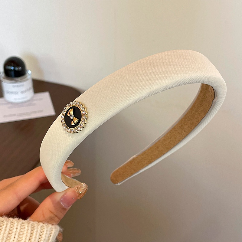 Băng Đô Cài Tóc Bằng Xốp Họa Tiết Hoa Trà Phong Cách Pháp Cổ Điển Thời Trang Cho Nữ