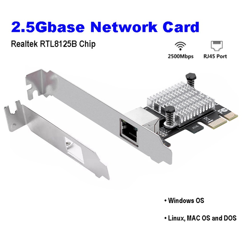 Scheda Di Rete PCIe Dual Port 2.5G - Controller RTL8125B | Per Windows E Linux - Foto 7