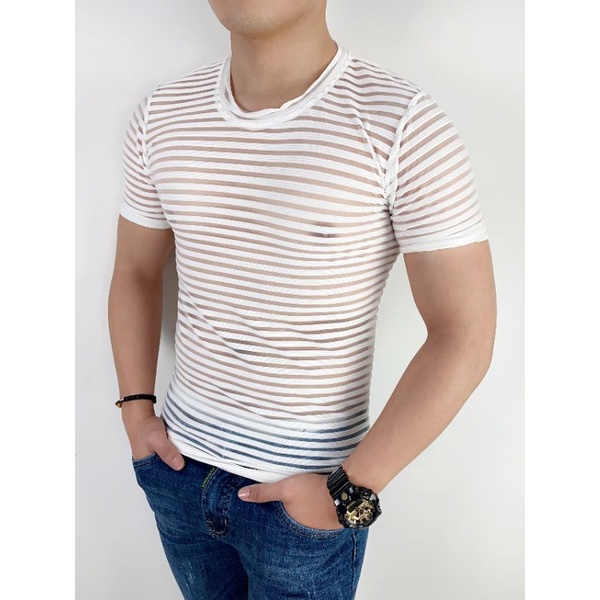 Áo lưới thun nam size 50 đến 70kg
