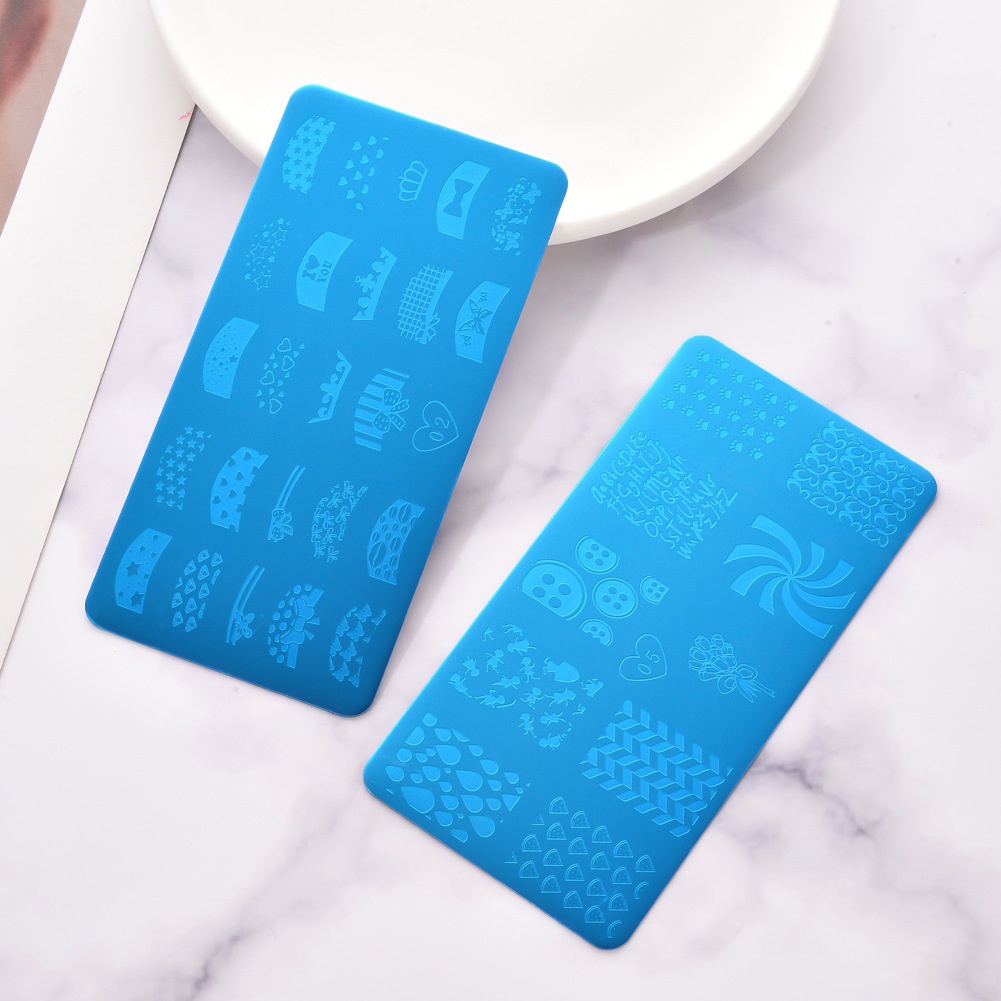 1 Khuôn In Móng Tay Hình Cánh Hoa Lá 11 Phong Cách Tùy Chọn