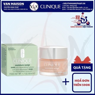 Kem dưỡng ẩm 100 giờ clinique moisture surge 100h auto-replenishing hydrator-moisturizer 50ml