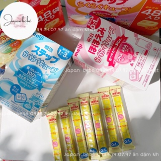 Sữa Meiji thanh lẻ số 0-1 1-3 28gr cho bé chính hãng Nội Địa Nhật Bản