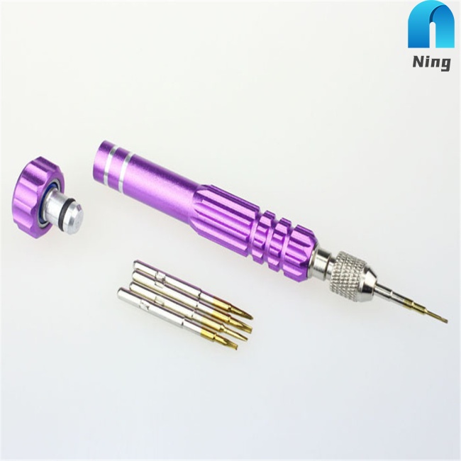 Bộ Tua Vít Mở Tháo Lắp Từ Tính Bằng Hợp Kim 5 Trong 1 Dùng Sửa Chữa Điện Thoại Di Động