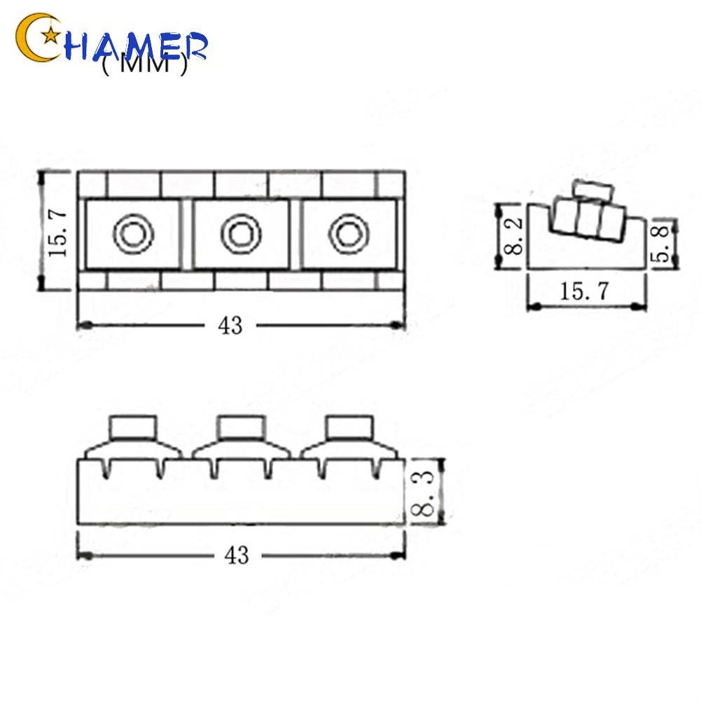 Guitar Locking Nut For Floyd Rose Tremolo Bridge Guitar Locking Nut Metal