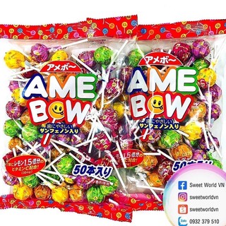 Kẹo que mút ame bow - nhật bản
