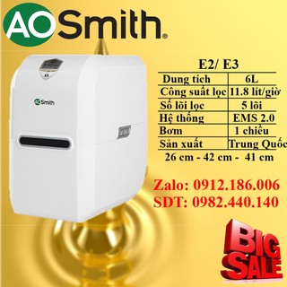 Máy lọc nước ro aosmith e2/ e3 5 lõi