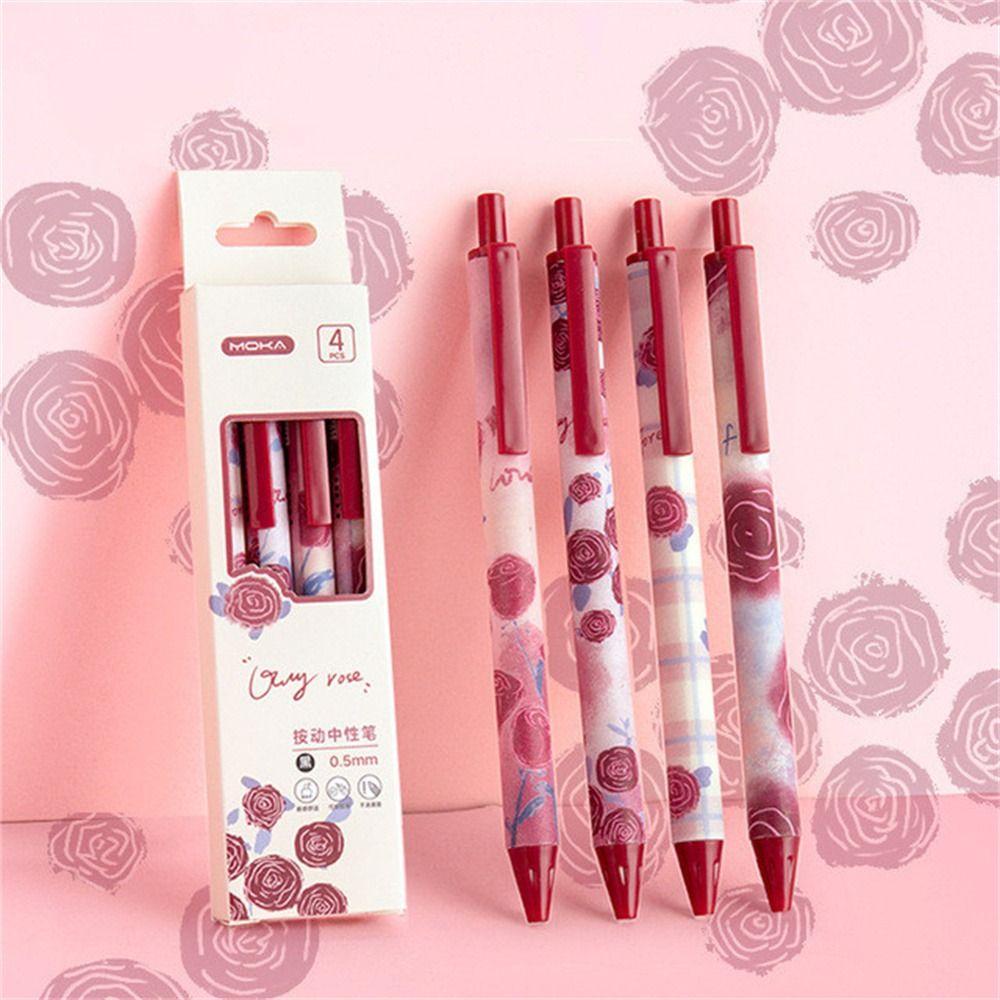 Set 4 Bút Mực Gel Ngòi 0.5mm