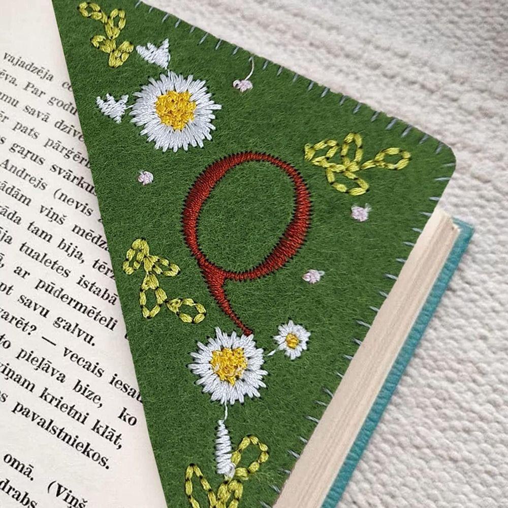 CHOOKEY Kẹp Đánh Dấu Trang Sách Thêu Tay Thiết Kế Mới