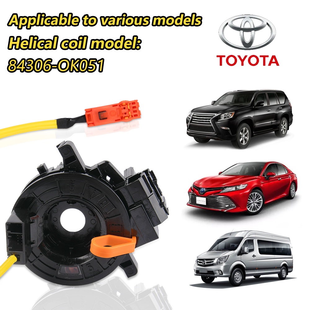 Đồng Hồ Cáp Xoắn Ốc Dành Cho Toyota Dòng Hilux Vigo Camry Fortuner 4Runner Lexus LX470 84306-0K050