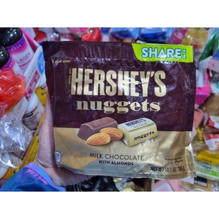 Socola sữa hạnh nhân hershey’s kisses classic milk chocolate with almonds - 283g -usa
