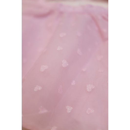 Janie and Jack - GLITTER HEART TULLE SKIRT - Chân váy ren tutu bé gái