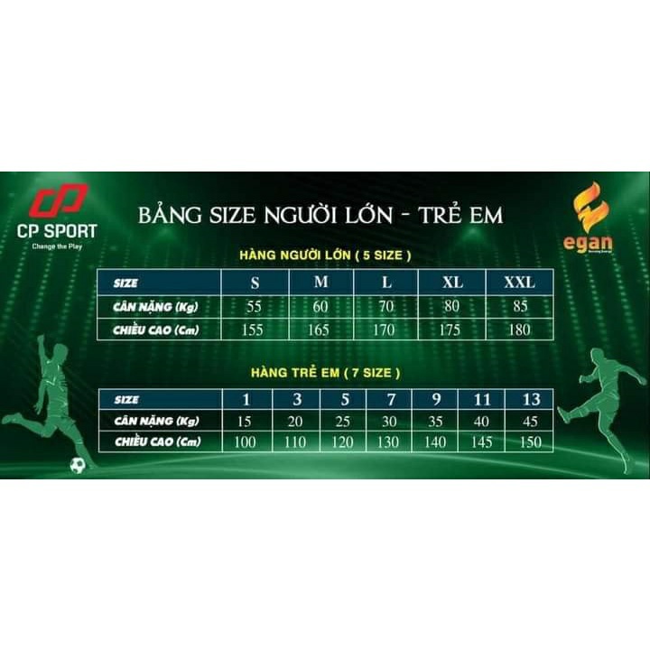 Quần áo bóng đá, đồ đá banh không logo, áo đá bóng CP JUPITER- Chất vải cao cấp, thấm hút tốt