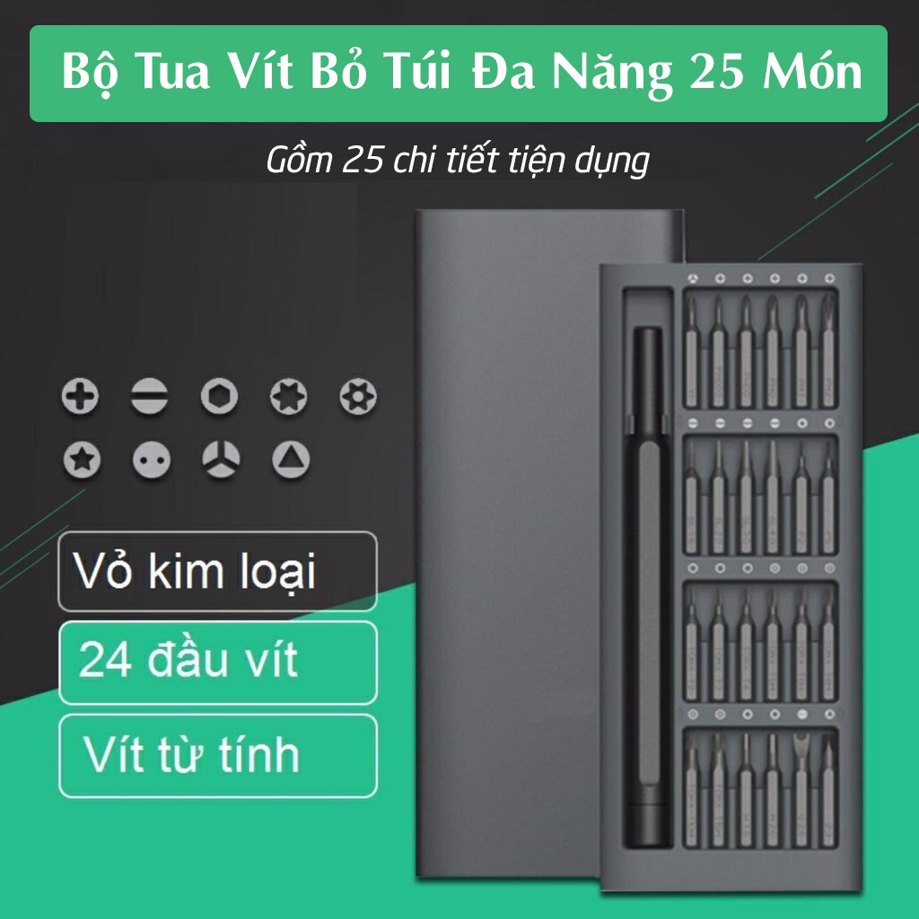 Bộ Tua Vít Đa Năng 24 Đầu