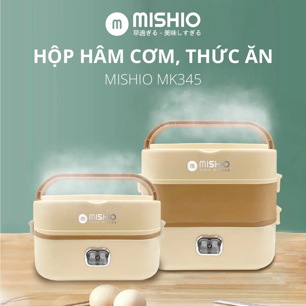 Hộp Hâm Nóng Thực Phẩm MISHIO MK317 Dành Cho Văn Phòng - Hàng Chính Hãng