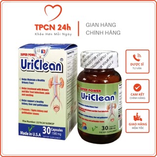 Super Power UriClean - Tan sỏi thận, giảm viêm đường tiết niệu