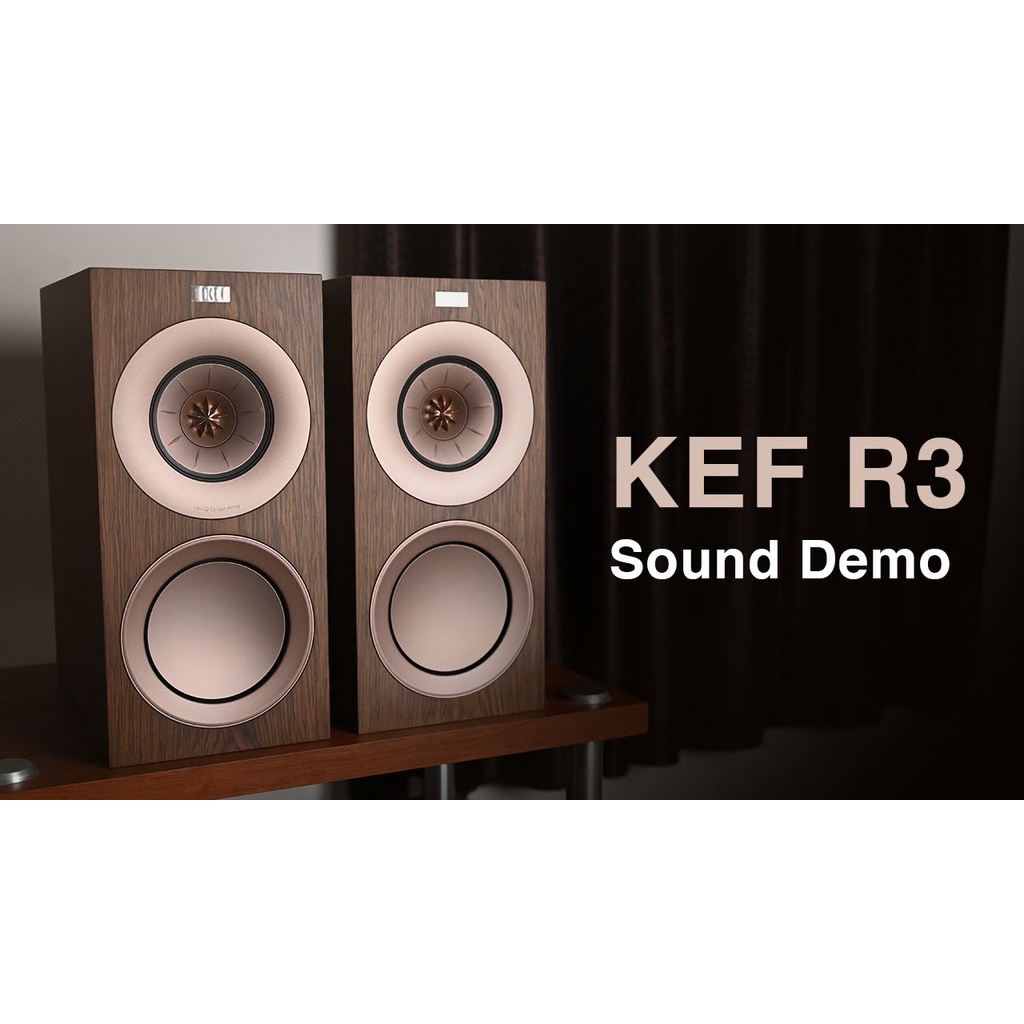 Loa Bookshelf KEF R3 - Hàng chính hãng - New 100%