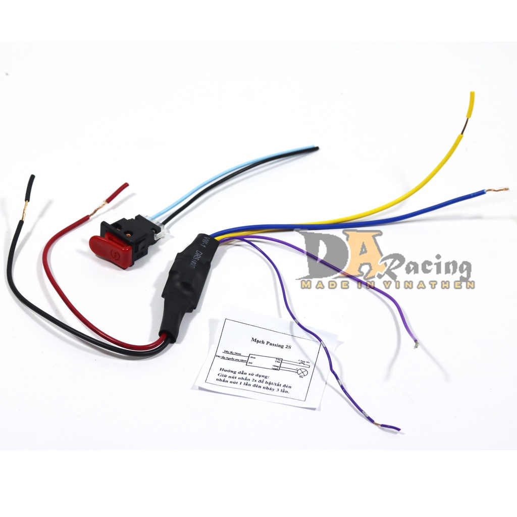 Mạch Pasing đèn trợ sáng 1 màu L4x,L6x,l9x vvv Tặng công tắc