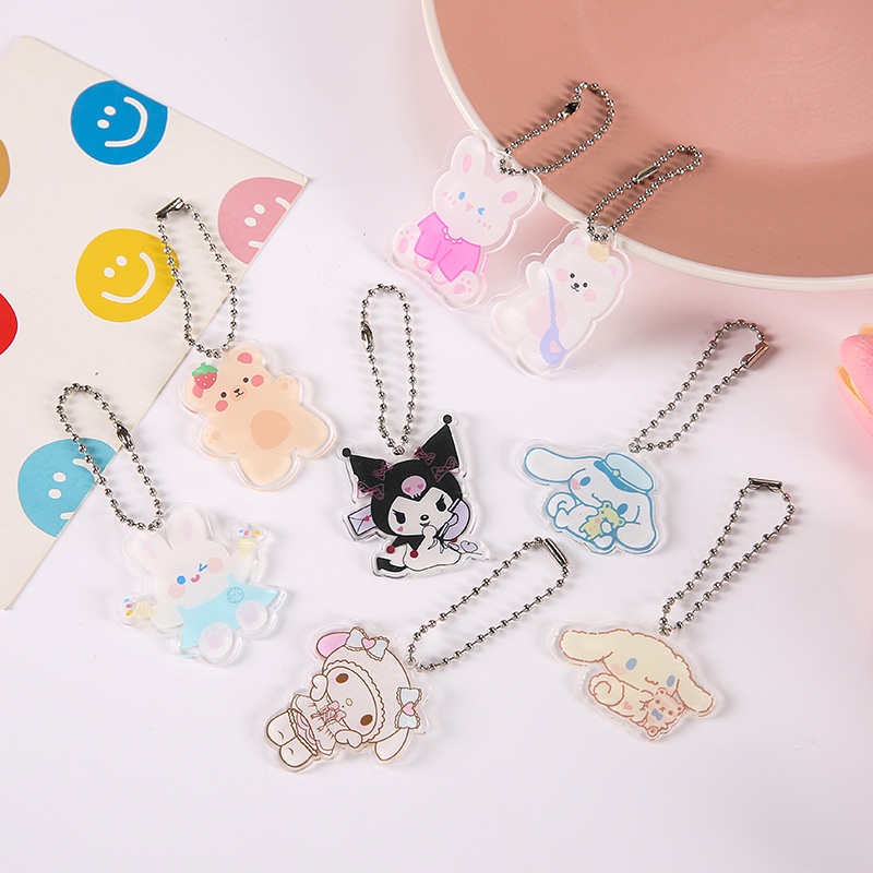 MÓC KHÓA CUTE DÂY BI TRANG TRÍ BALO, BINDER