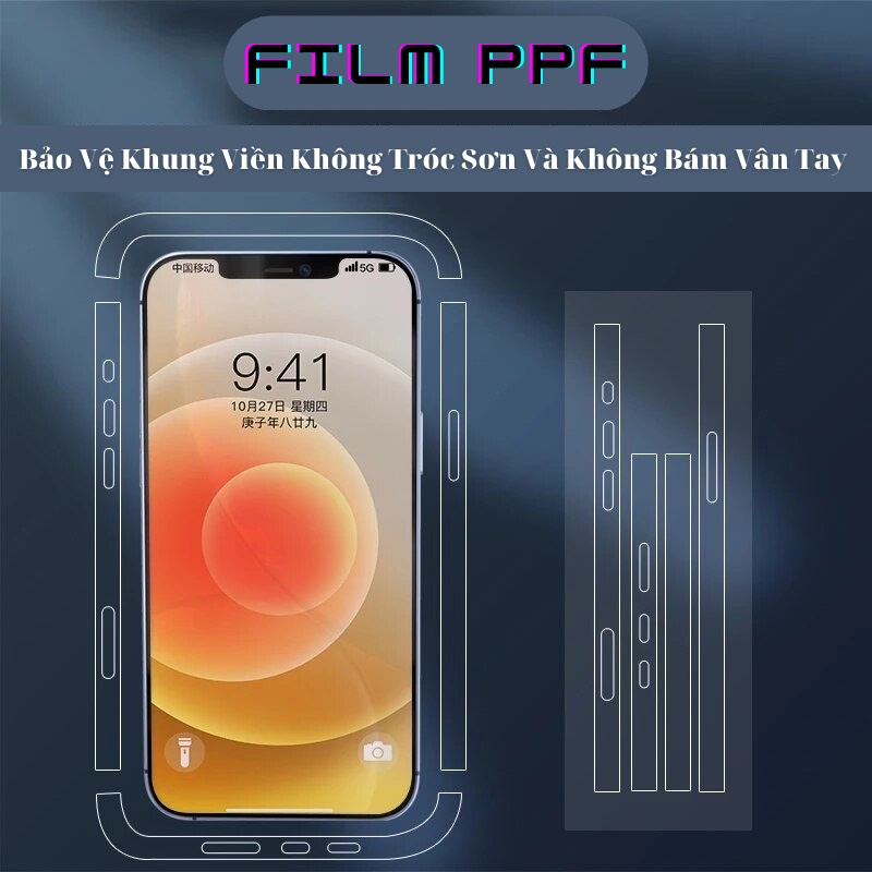 Dán Viền PPF Chi Tiết Từng Lỗ Loa, Trong Suốt Và Trong Nhám Cho Xs/xsmax/11/11pro/11promax/12mini/12pro/...14promax
