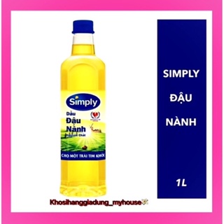 Dầu đậu nành Simply 400ml bảo vệ sức khoẻ tốt cho tim mạch