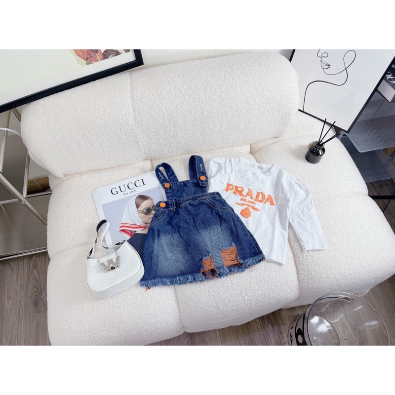 Sét yếm jean size đại bé