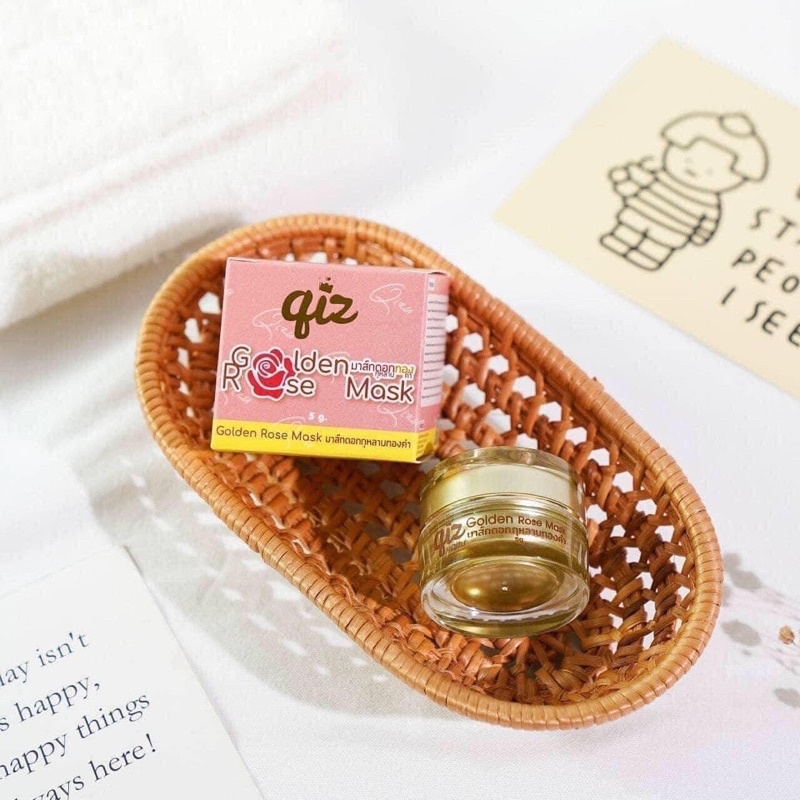 Mặt nạ hoa hồng 🌹 Golden rose mask Mặt nạ ngủ làm sáng da , giảm mụn , làm cho da đều màu 5g