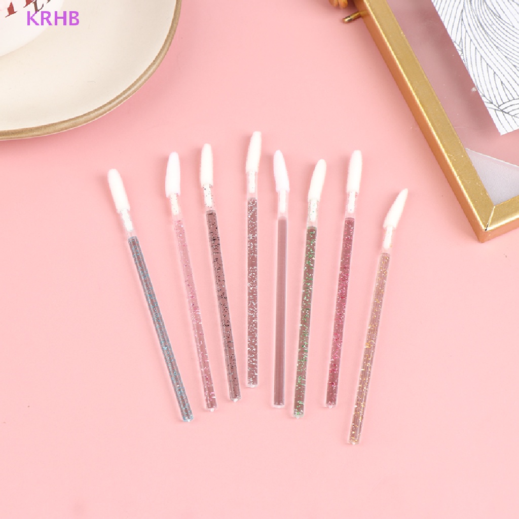 Set 50 Cọ Trang Điểm Môi Lông Mi Dùng Một Lần Tiện Dụng Mới